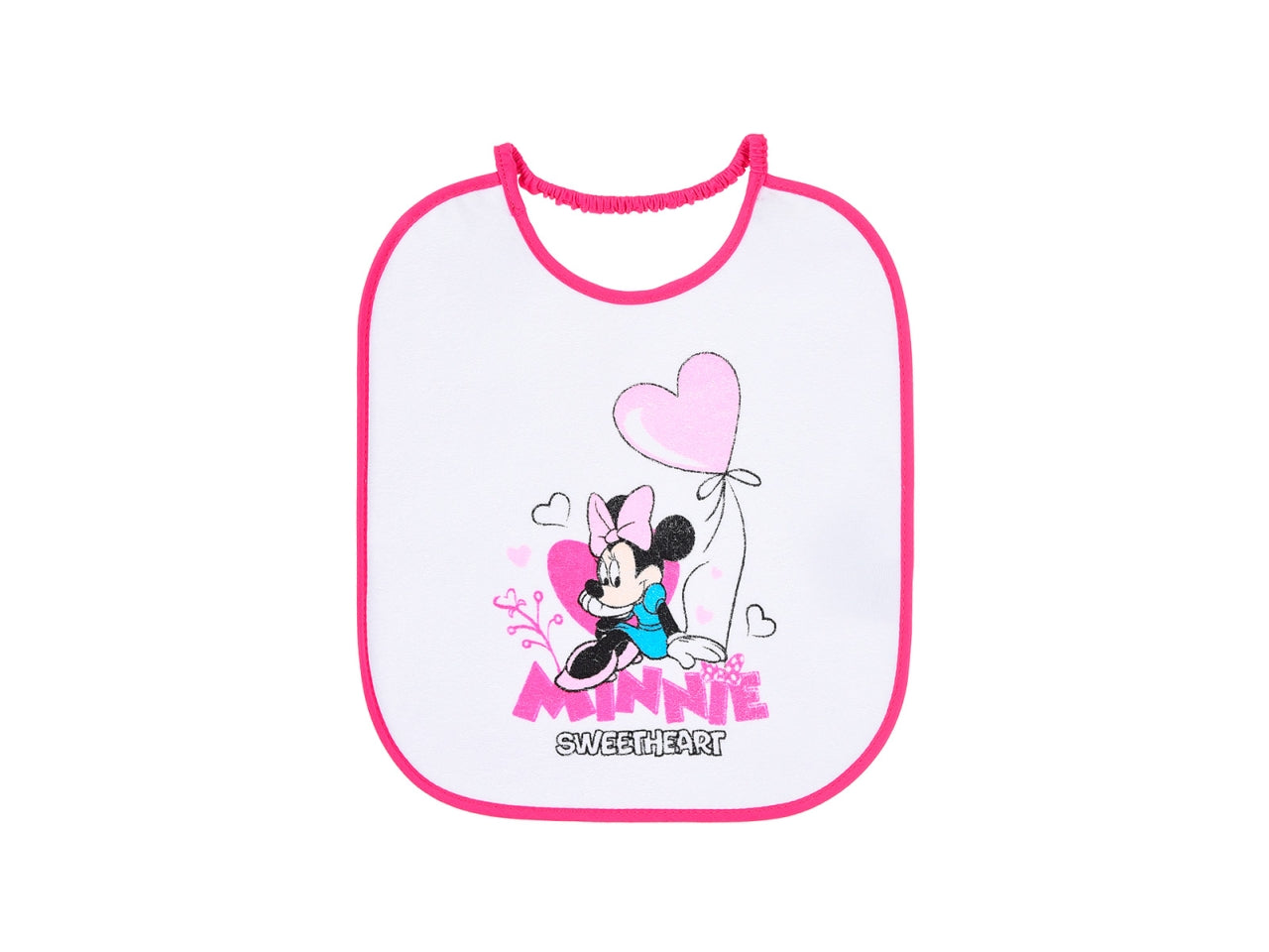 Minnie set 3 pezzi bavaglino, tovaglia e sacca
