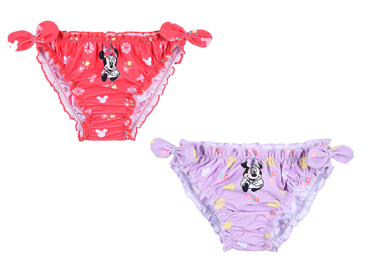 Minnie costume mare slip con fiocco taglie da 12 a 36 mesi