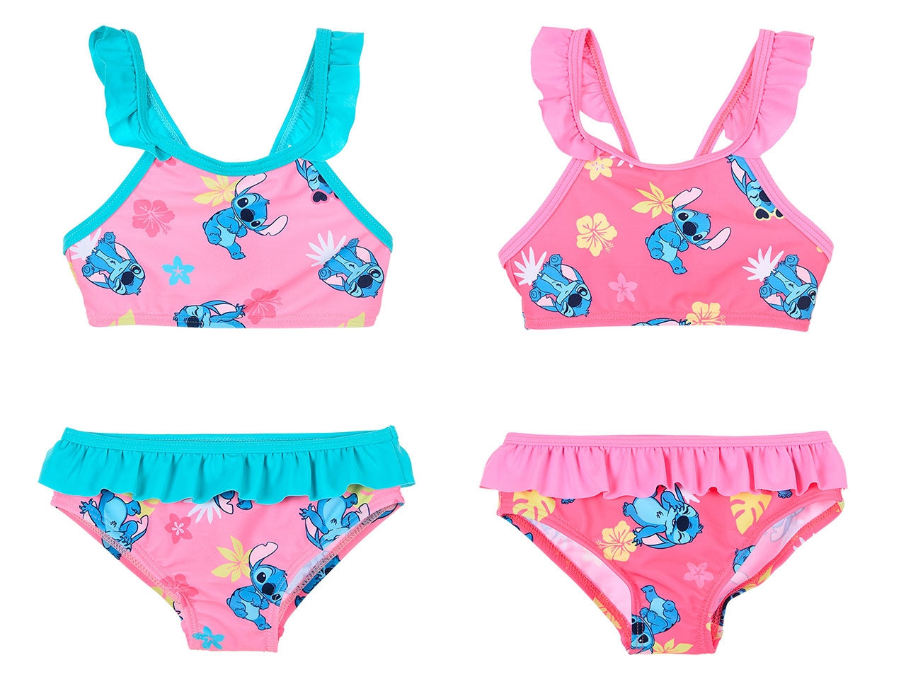Lilo & stitch costume mare 2 pezzi taglie da  18 a 36 mesi