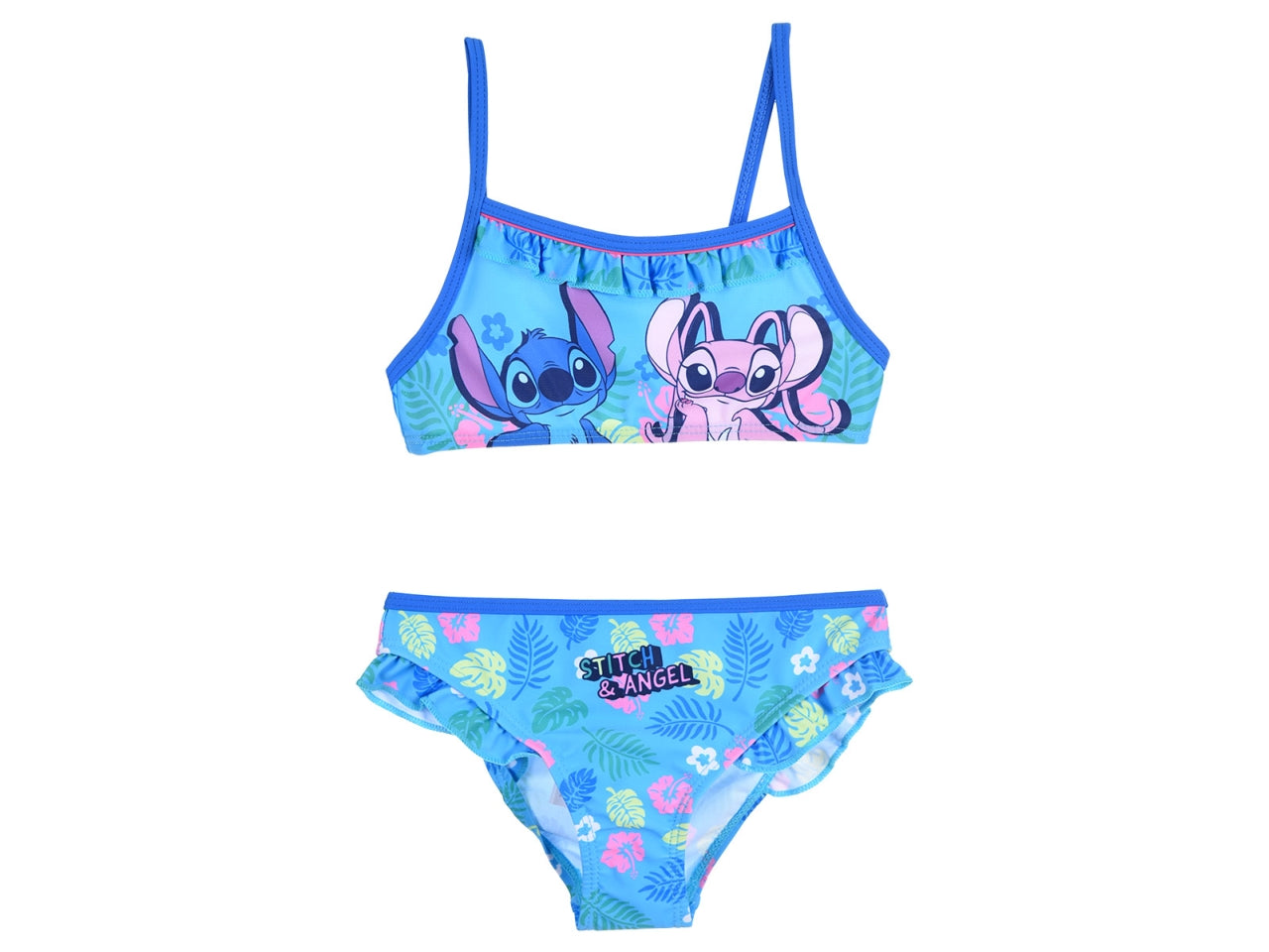 Lilo & stitch costume mare 2 pezzi taglie da 3 a 8 anni