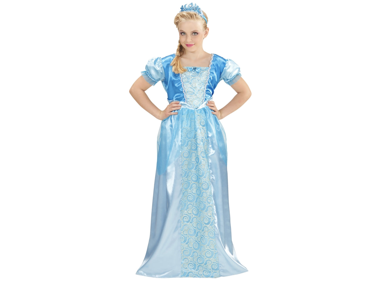 Costume principessa delle nevi vestito,tiara