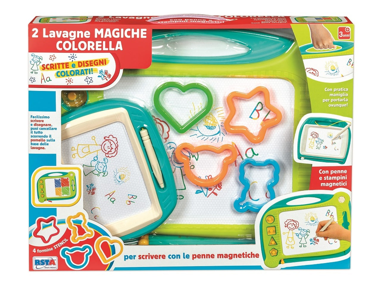 Lavagne magiche colorella set da 2 pezzi