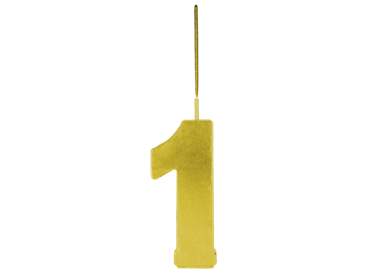 Candelina magic number con doppio effetto, scintillante e fiamma numero 1