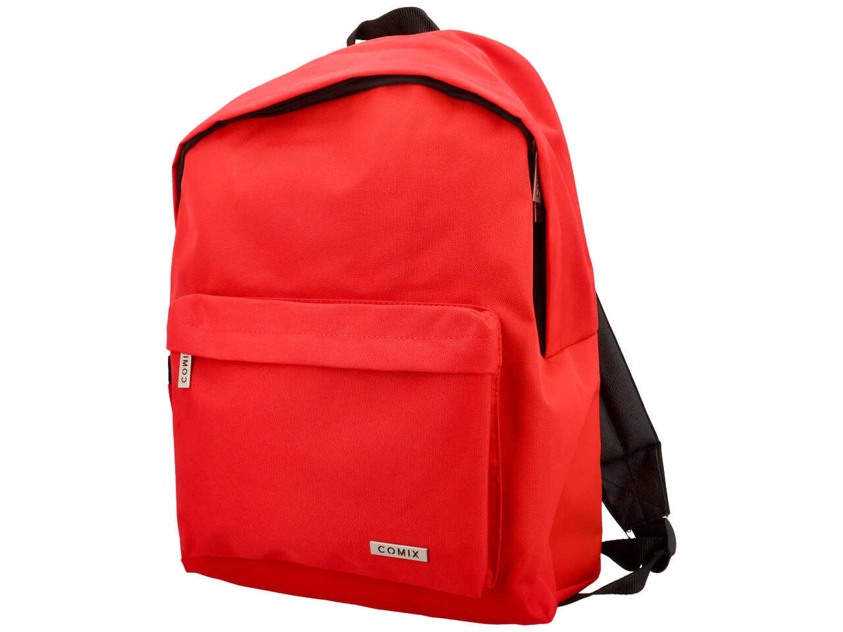 Zaino americano comix monocolore rosso$