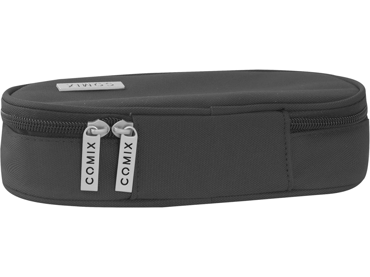 Astuccio ovale organizzato comix monocolore nero