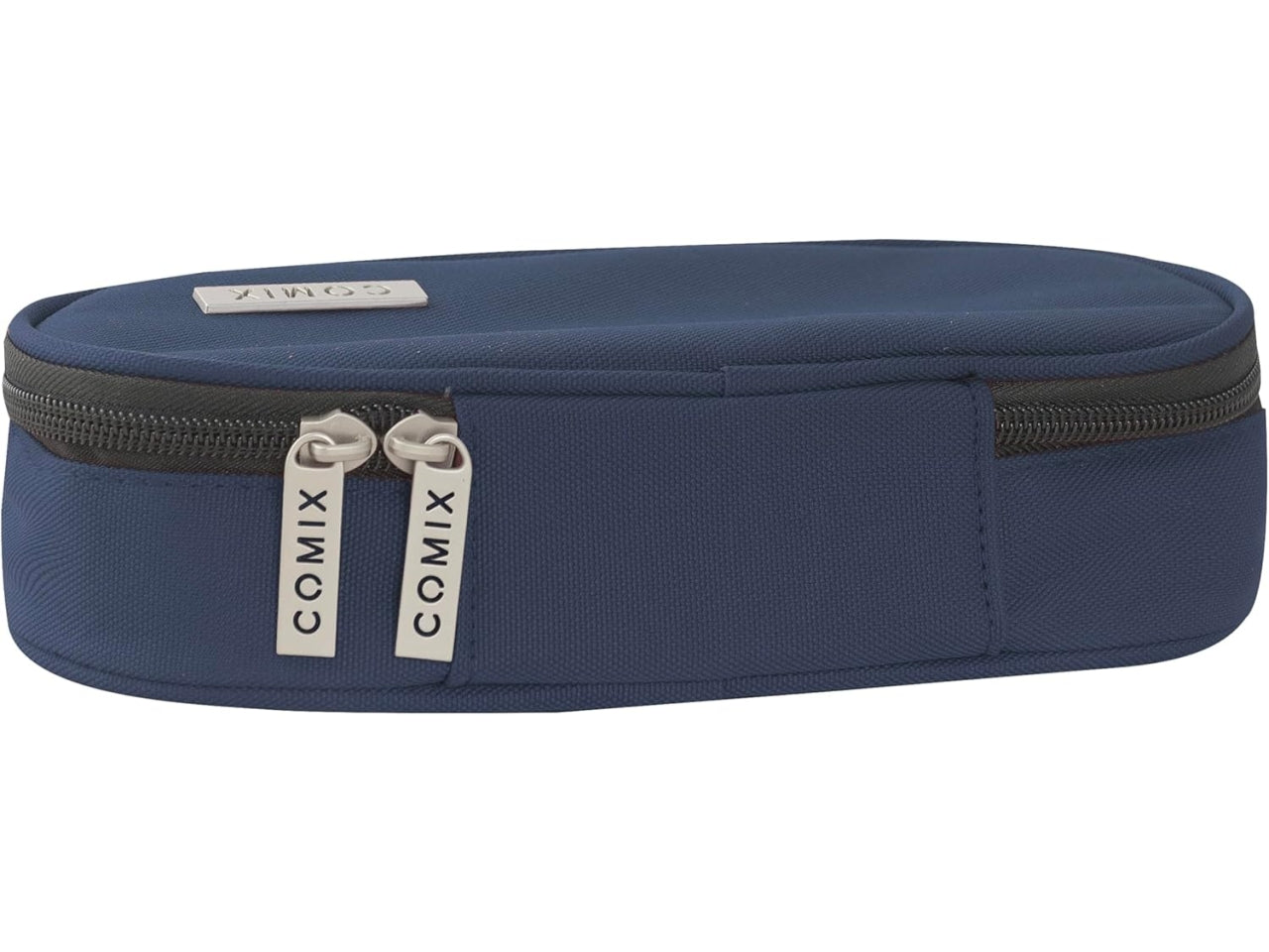 Astuccio ovale organizzato comix monocolore blu