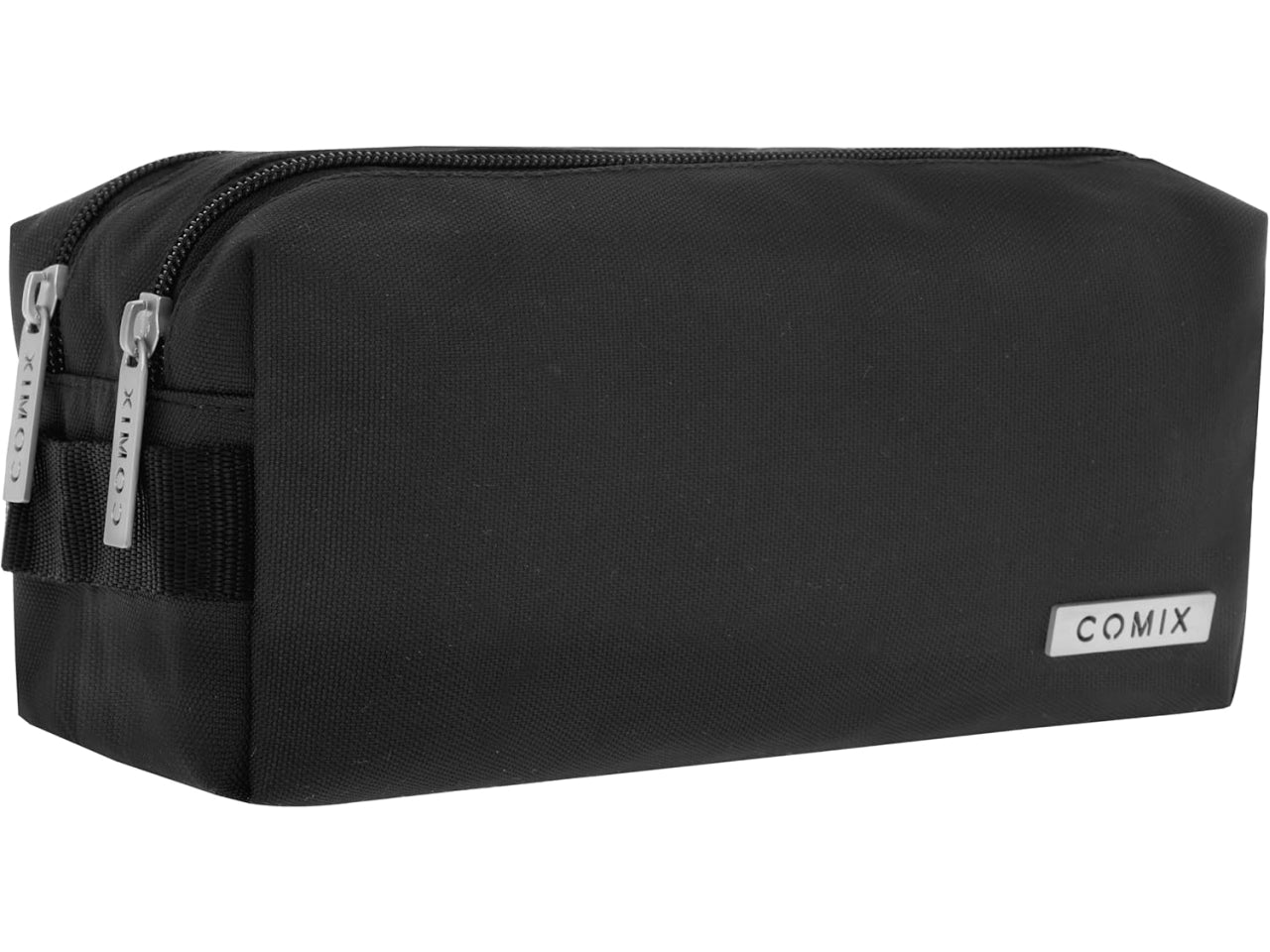 Astuccio 2 zip  comix monocolore nero
