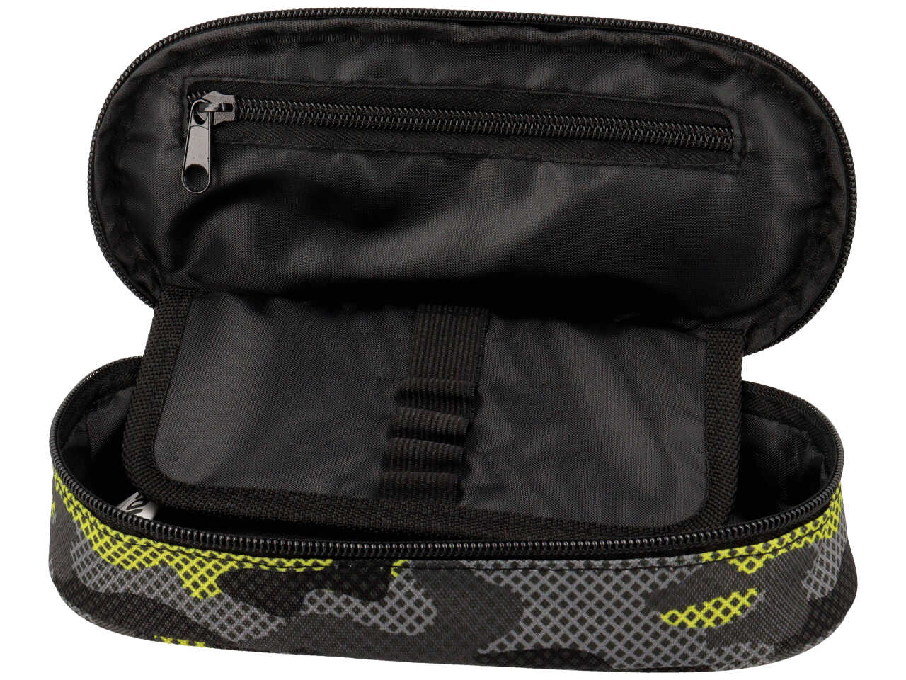 Astuccio ovale comix organizzato allover fantasia camo mesh