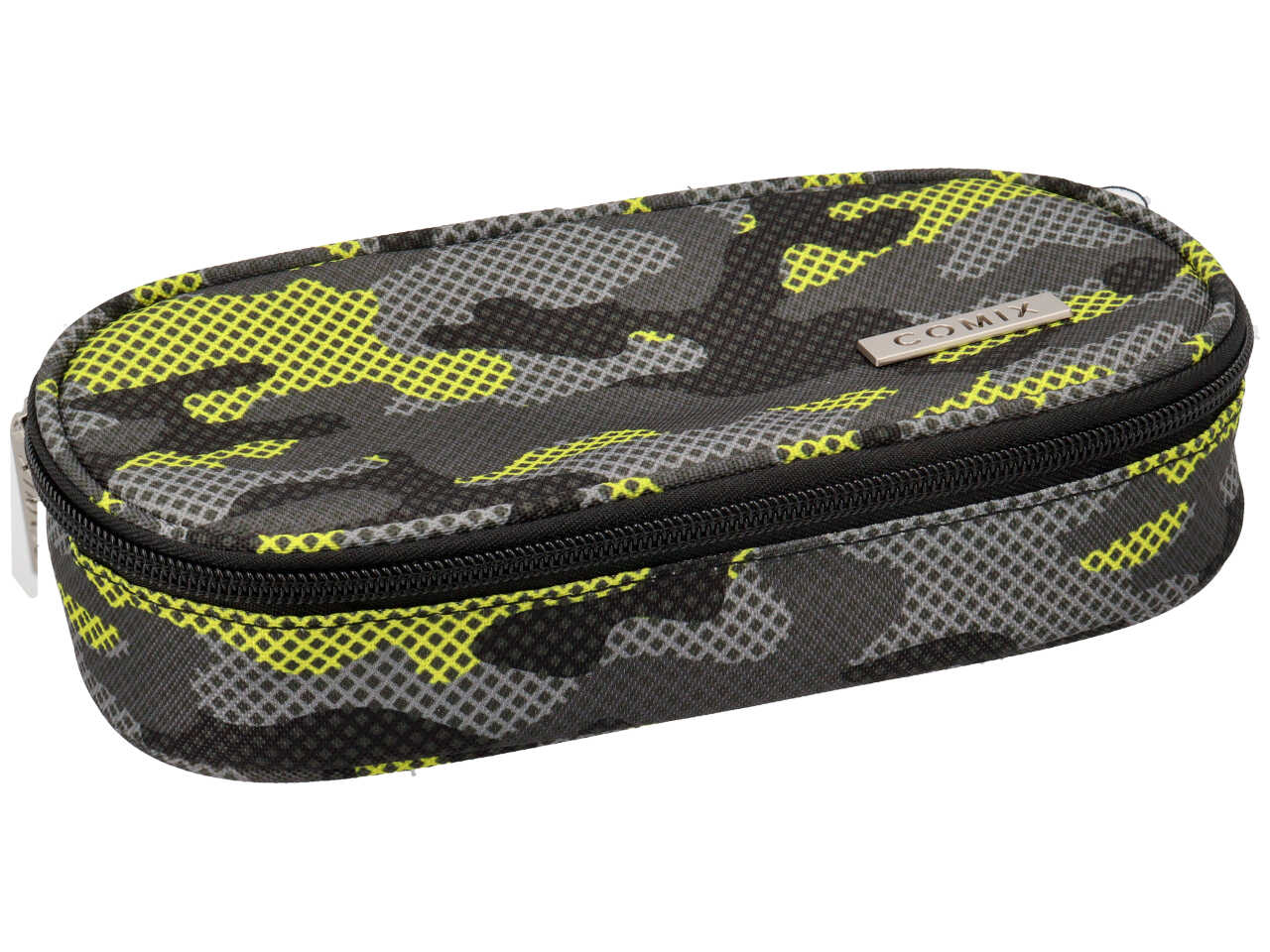 Astuccio ovale comix organizzato allover fantasia camo mesh