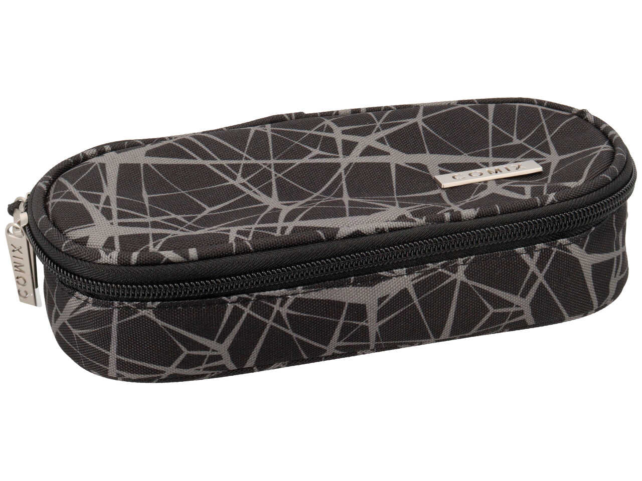 Astuccio ovale comix organizzato allover fantasia grid