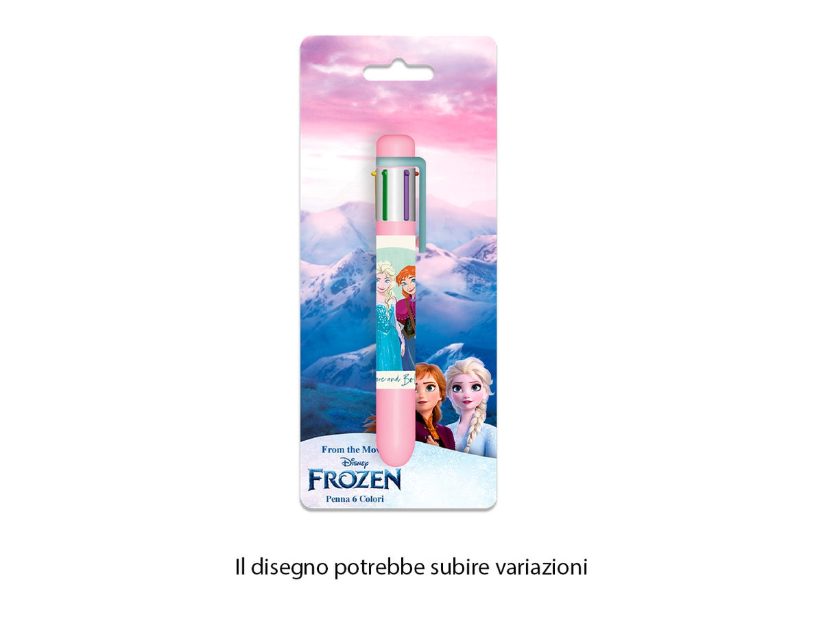 Frozen penna con 6 colori