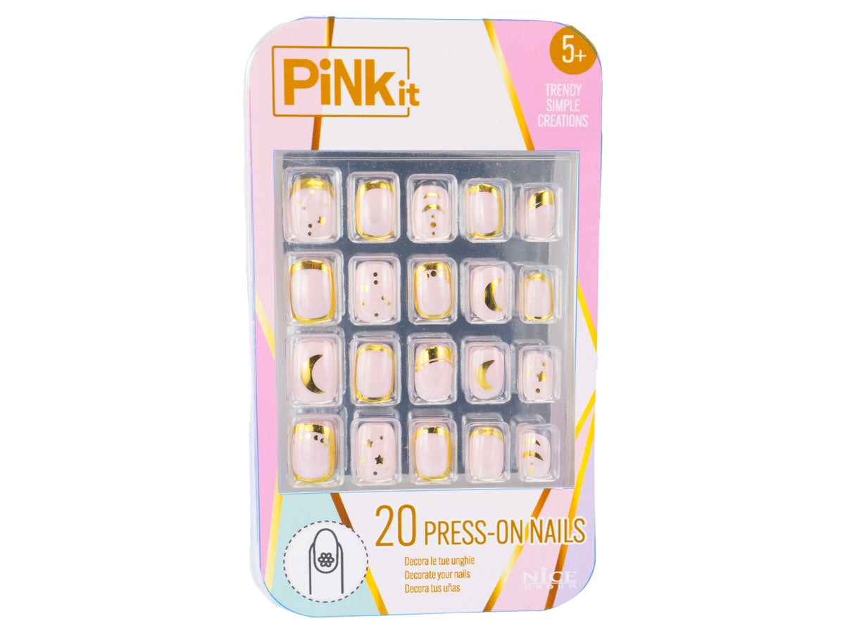 Pink it press on nails