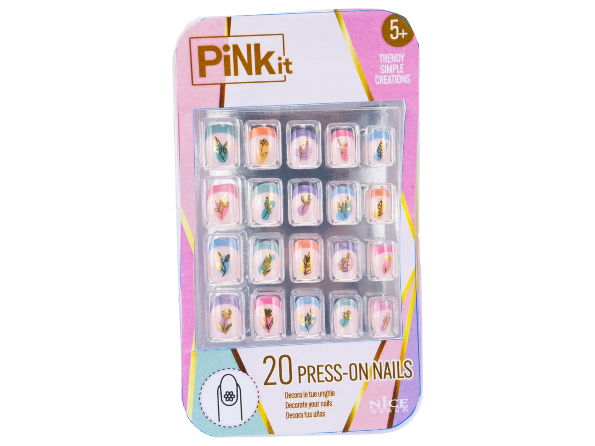 Pink it press on nails