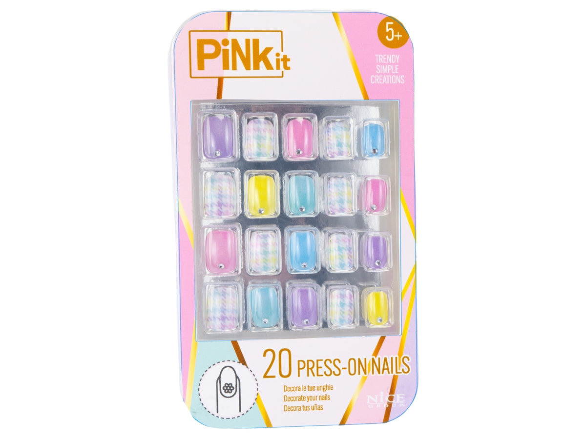 Pink it press on nails