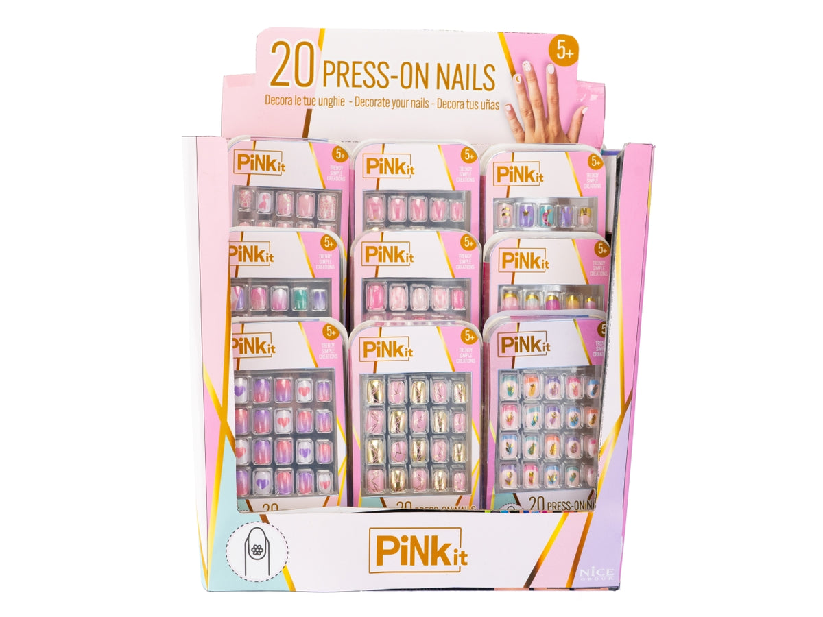 Pink it press on nails