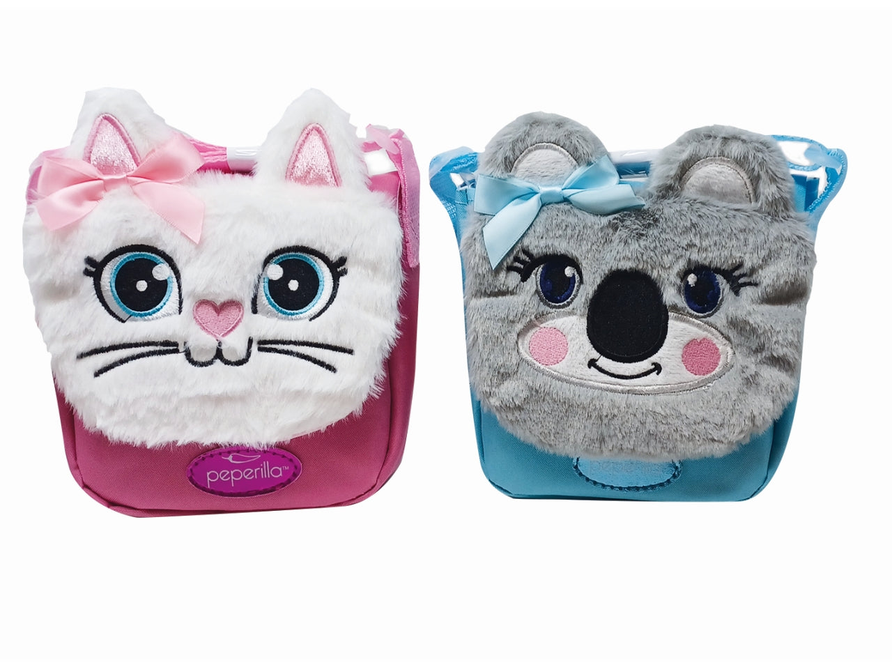 Peperilla borsa koala e gattino di pelo con tracolla