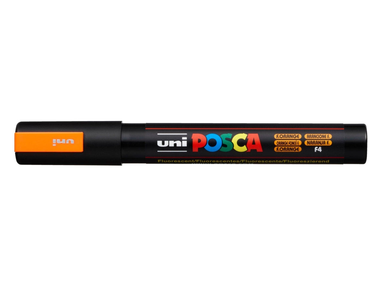 Uni posca punta media arancione fluo