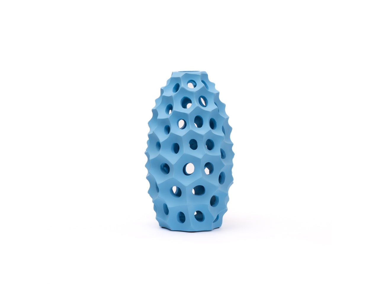 Vaso traforato 16x30cm turchese