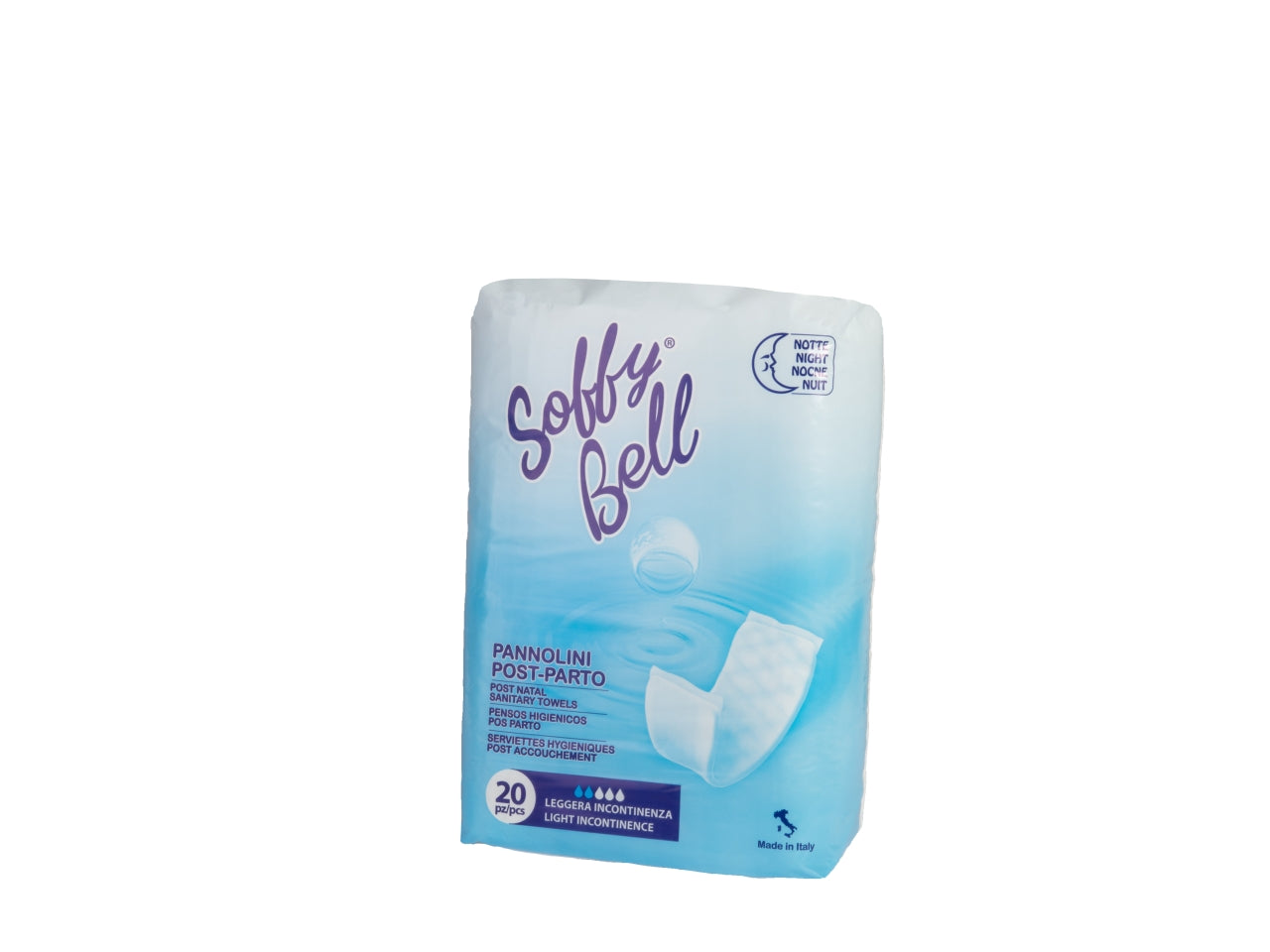 Soffybell pannolini notte post-parto 20 pezzi