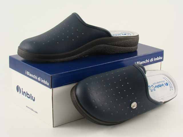Pantofola uomo sanitaria taglia da 41 al 46 blu