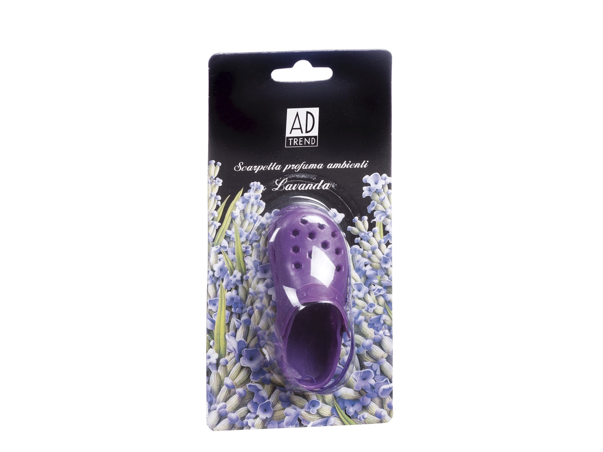 Profumatore ambiente a forma di scarpetta 17gr assortite di  colori e fraganze