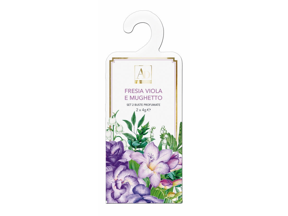 Buste profumate con grucce in 6 fraganze assortite