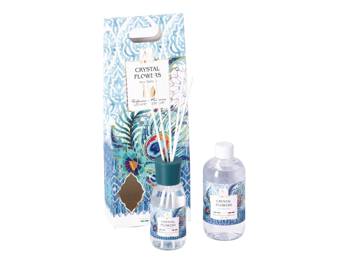 Diffusore  di essenze 125ml e ricarica 250ml fraganza crystal