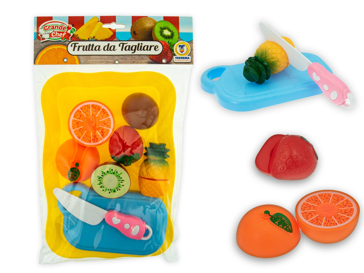 Grande chef frutta in vassortiti oio