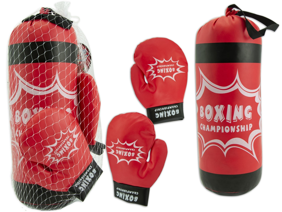 Teosport set pugile con 2 guantoni