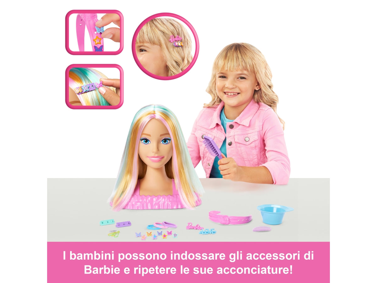Barbie testa pettinabile deluxe $