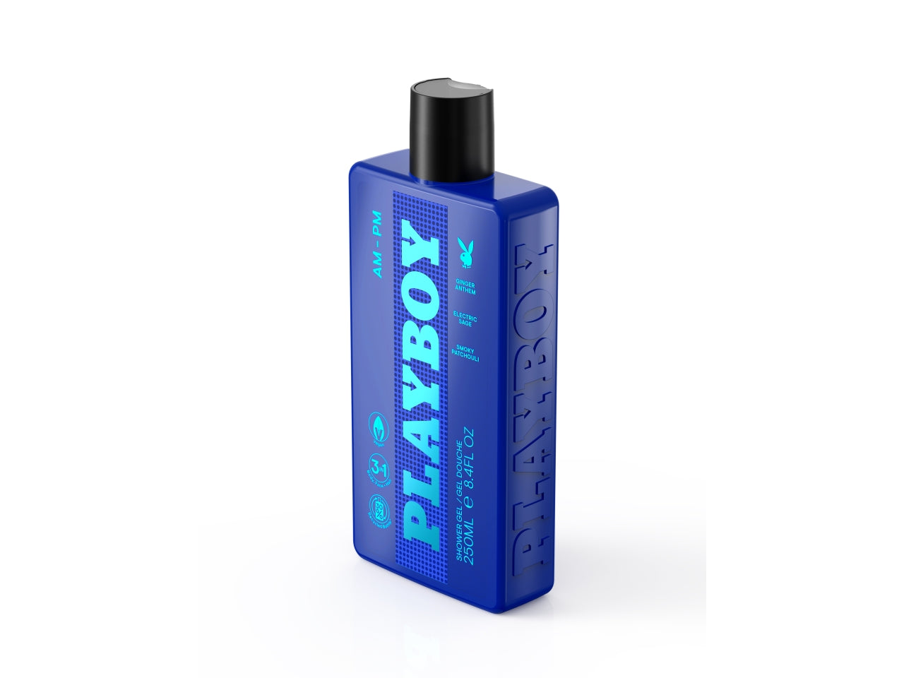 Playboy uomo am to pm shower gel 250ml