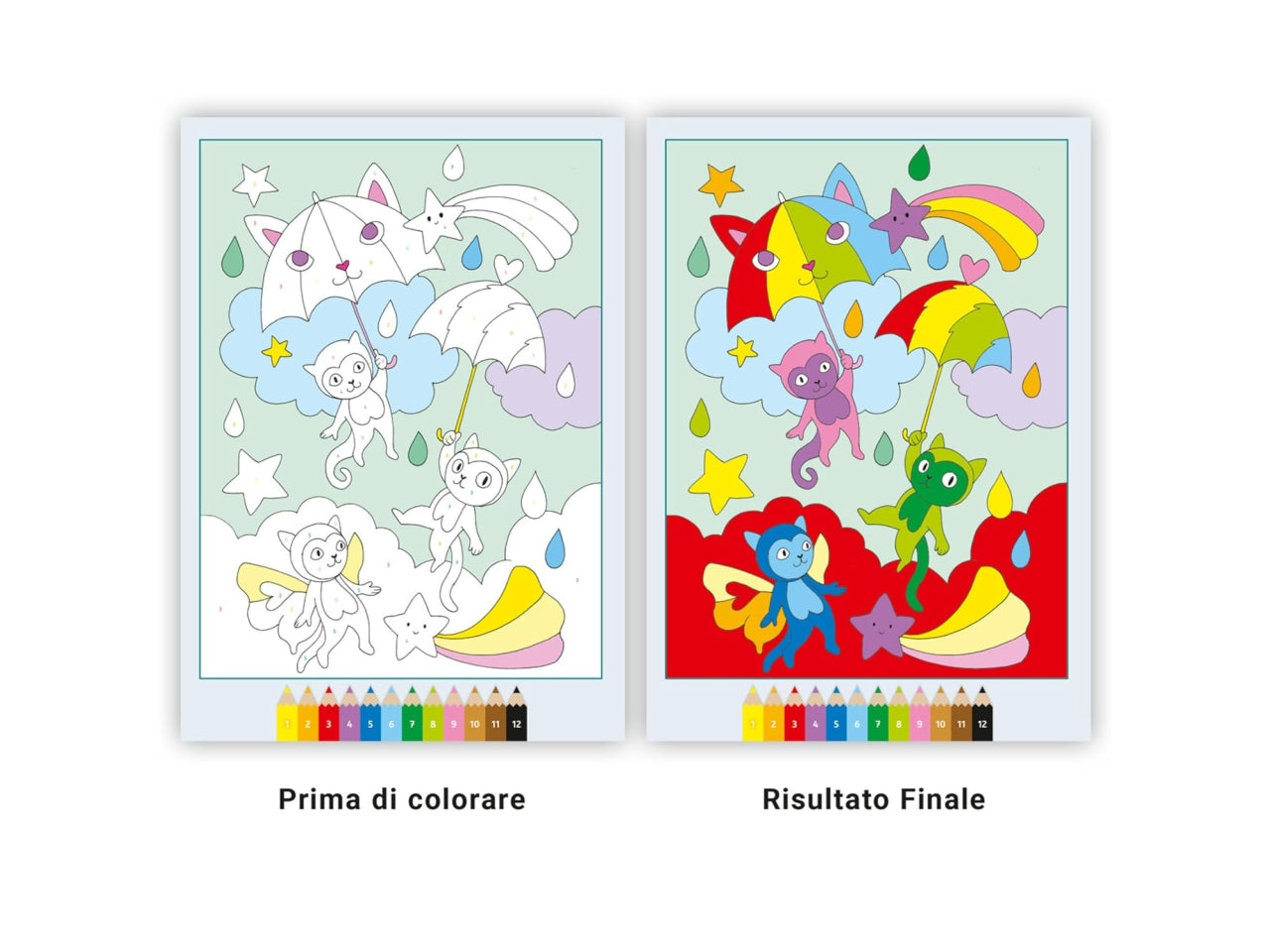Creart album da colorare 5+ - la fantastica terra arcobaleno