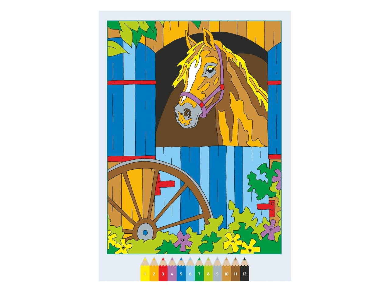 Creart album da colorare 7+ - cavalli