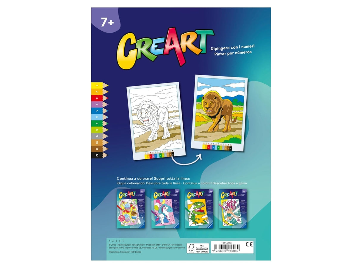 Creart album da colorare 7+ - animali pericolosi