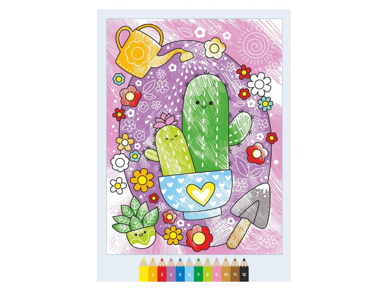 Creart album da colorare 5+ - carta magica: deliziosi amici kawaii