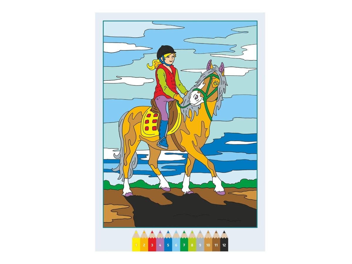 Creart album da colorare 7+ - cavalli da sogno