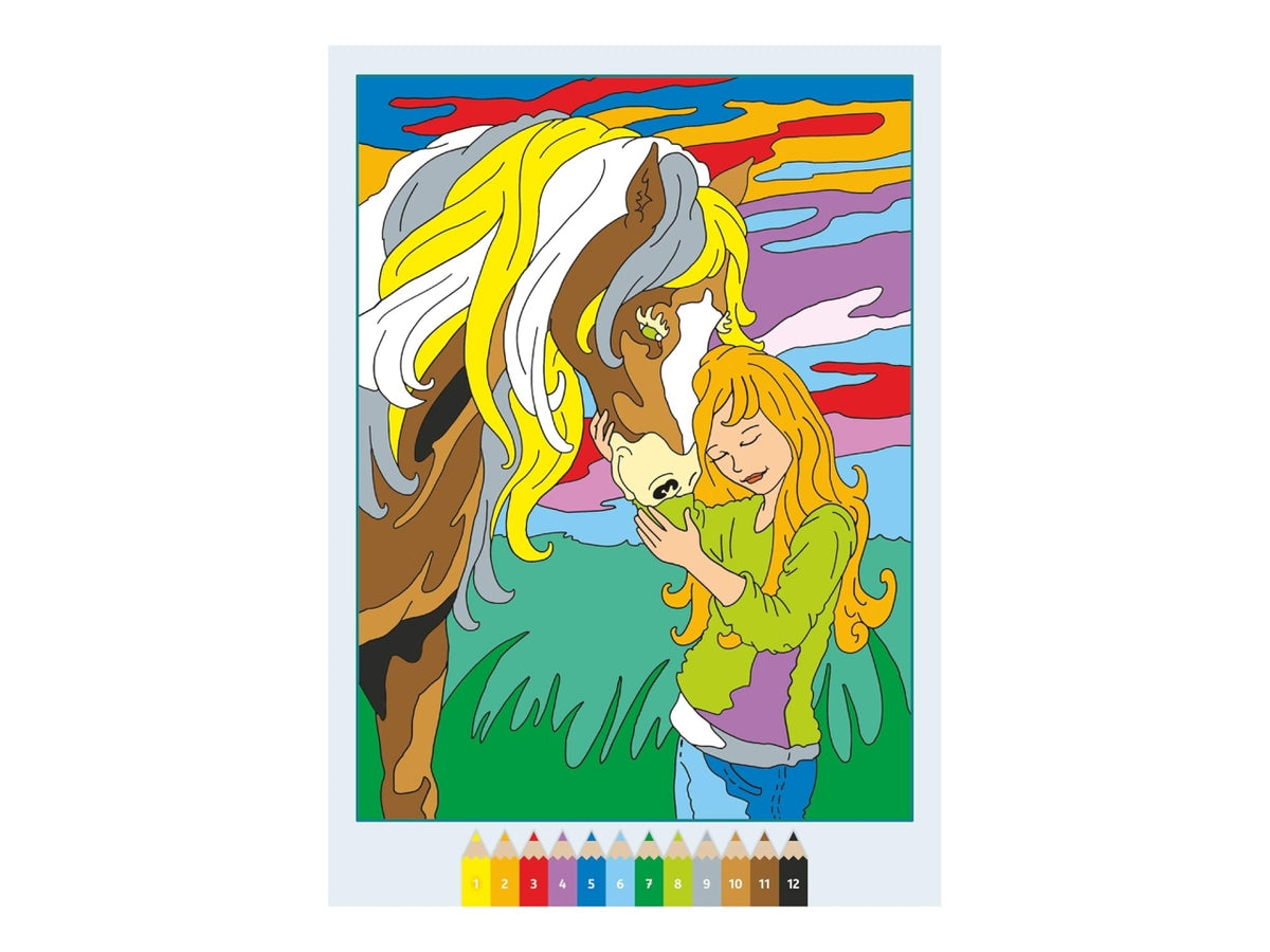Creart album da colorare 7+ - cavalli da sogno