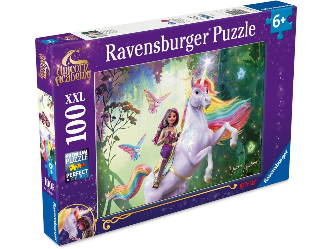 Puzzle 100 pezzi xxl unicorn academy