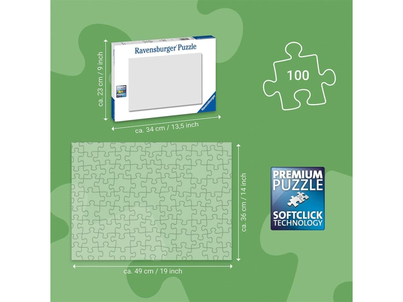 Puzzle 100 pezzi xxl unicorn academy