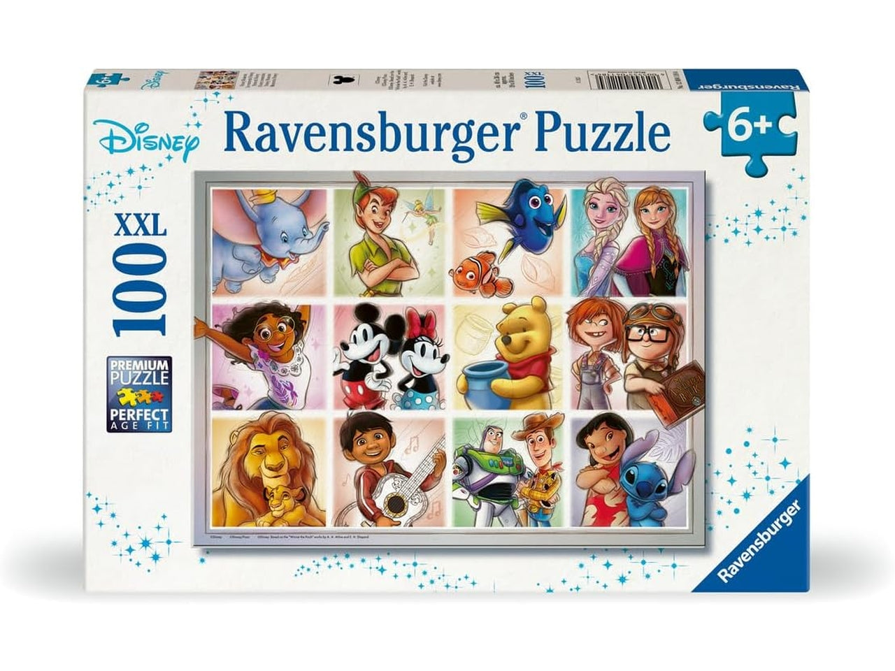 Puzzle 100 pezzi xxl disney multicharacter