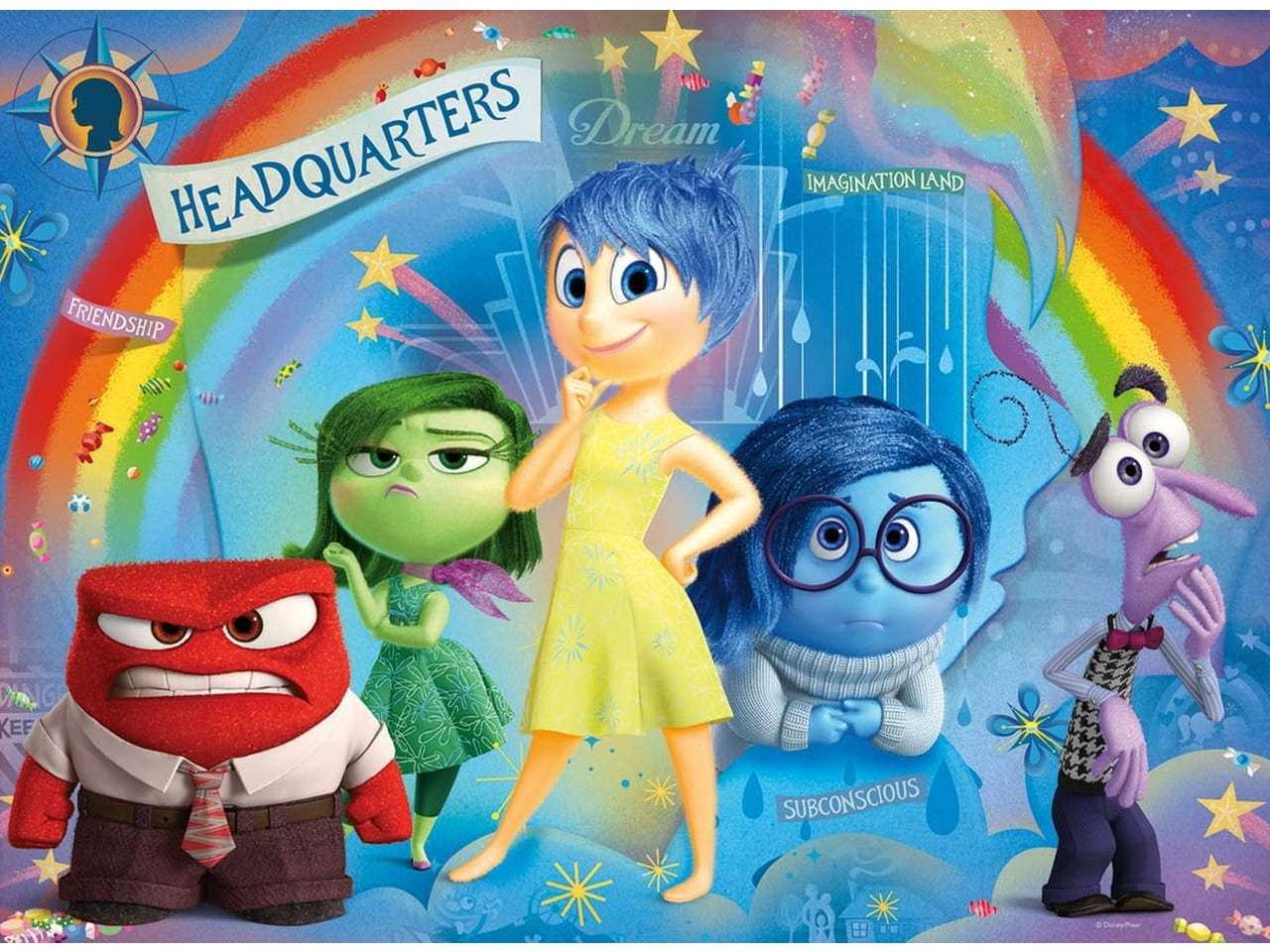 Puzzle 100 pezzi xxl inside out 1