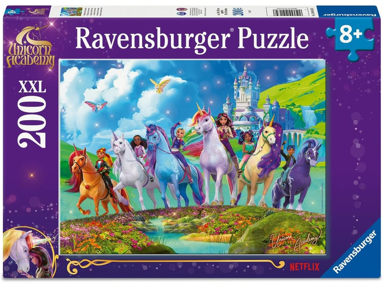 Puzzle 200 pezzi xxl unicorn academy