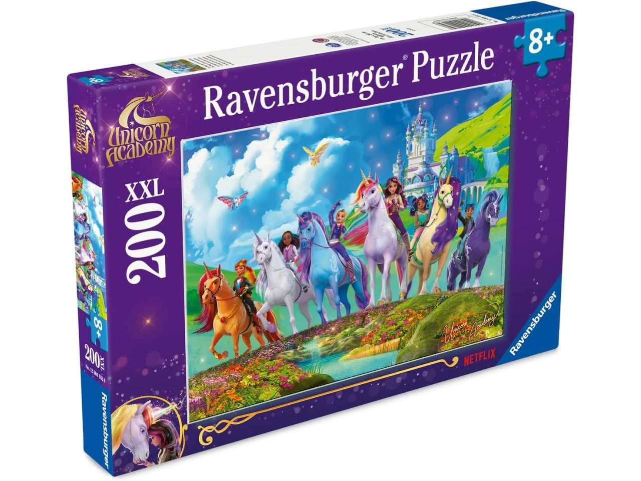 Puzzle 200 pezzi xxl unicorn academy
