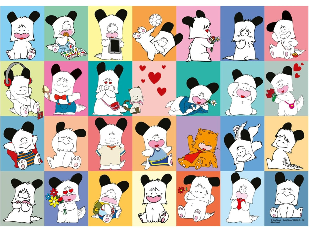 Puzzle 80s mania: 1000 pezzi square hello spank