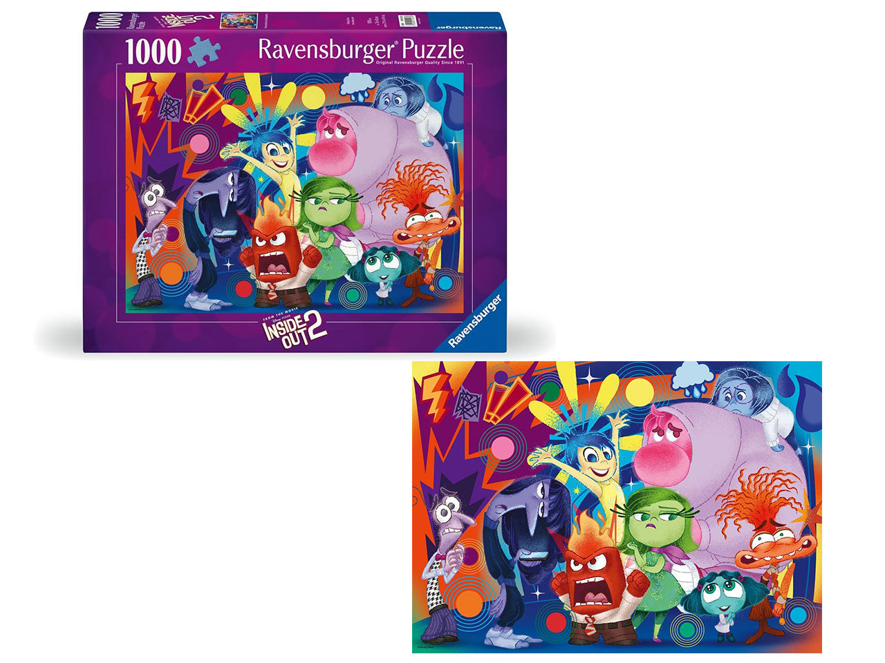Puzzle 1000 pezzi - licenziati inside out 2