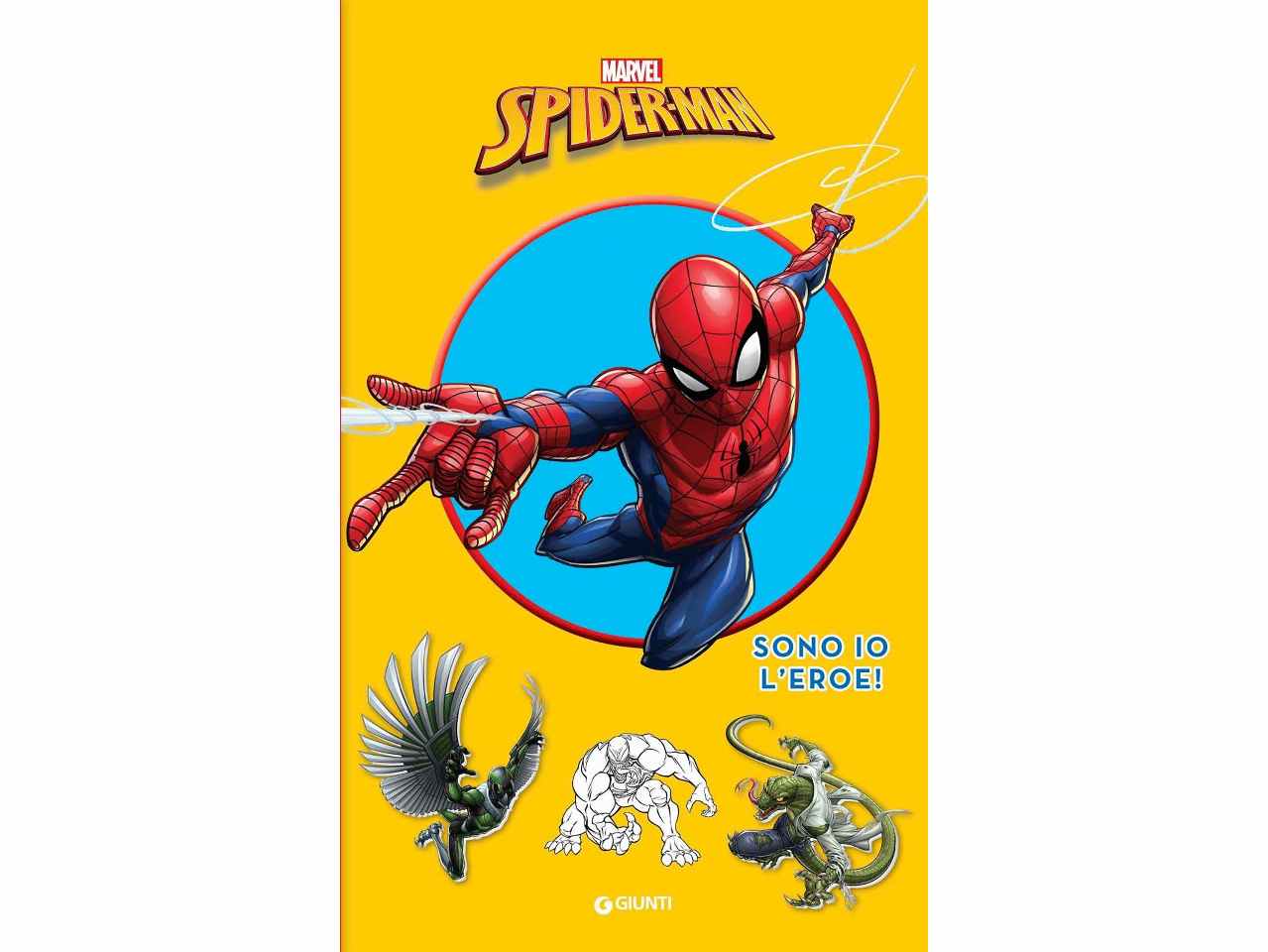 Libro spiderman stacca e attacca