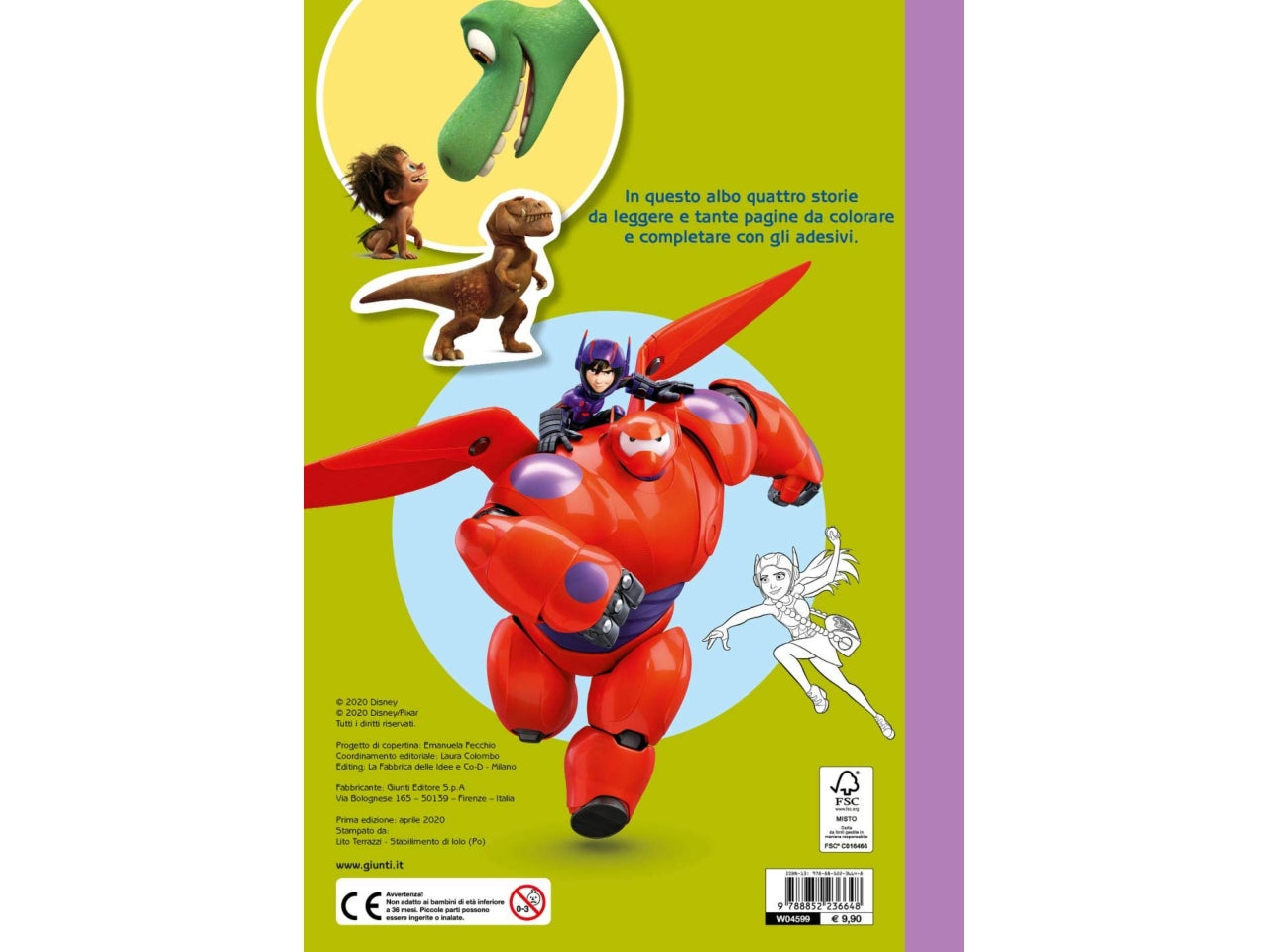 Libro mega staccattacca e colora
