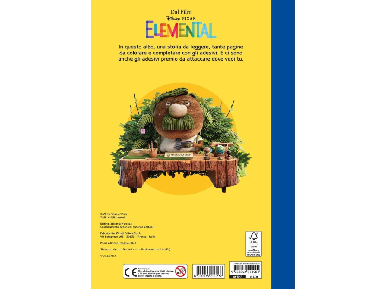 Libro elemental staccattacca&colora