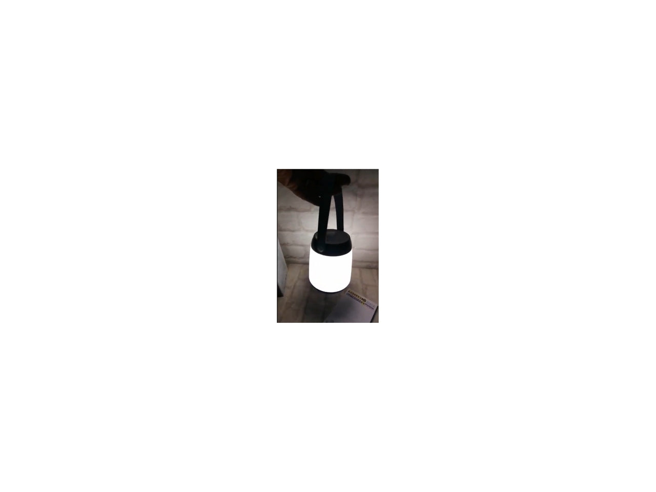 Lampada ricaricabile aladino con  illuminazione a 360Â° regolabile con colore luce selezionabile tra calda, fredda, neutra