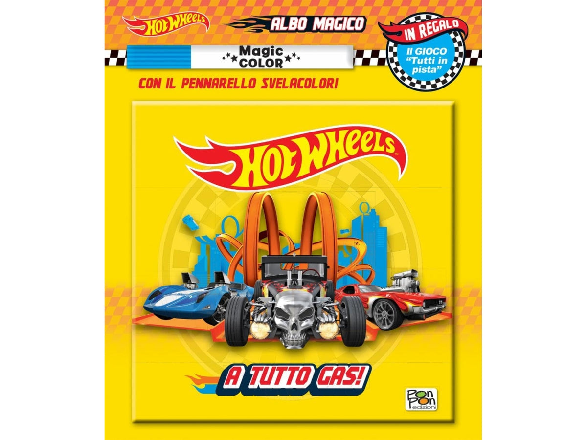 Hot wheels albo magico - a tutto gas